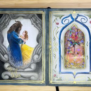 Bullet Journal abril con la Bella y la Bestia