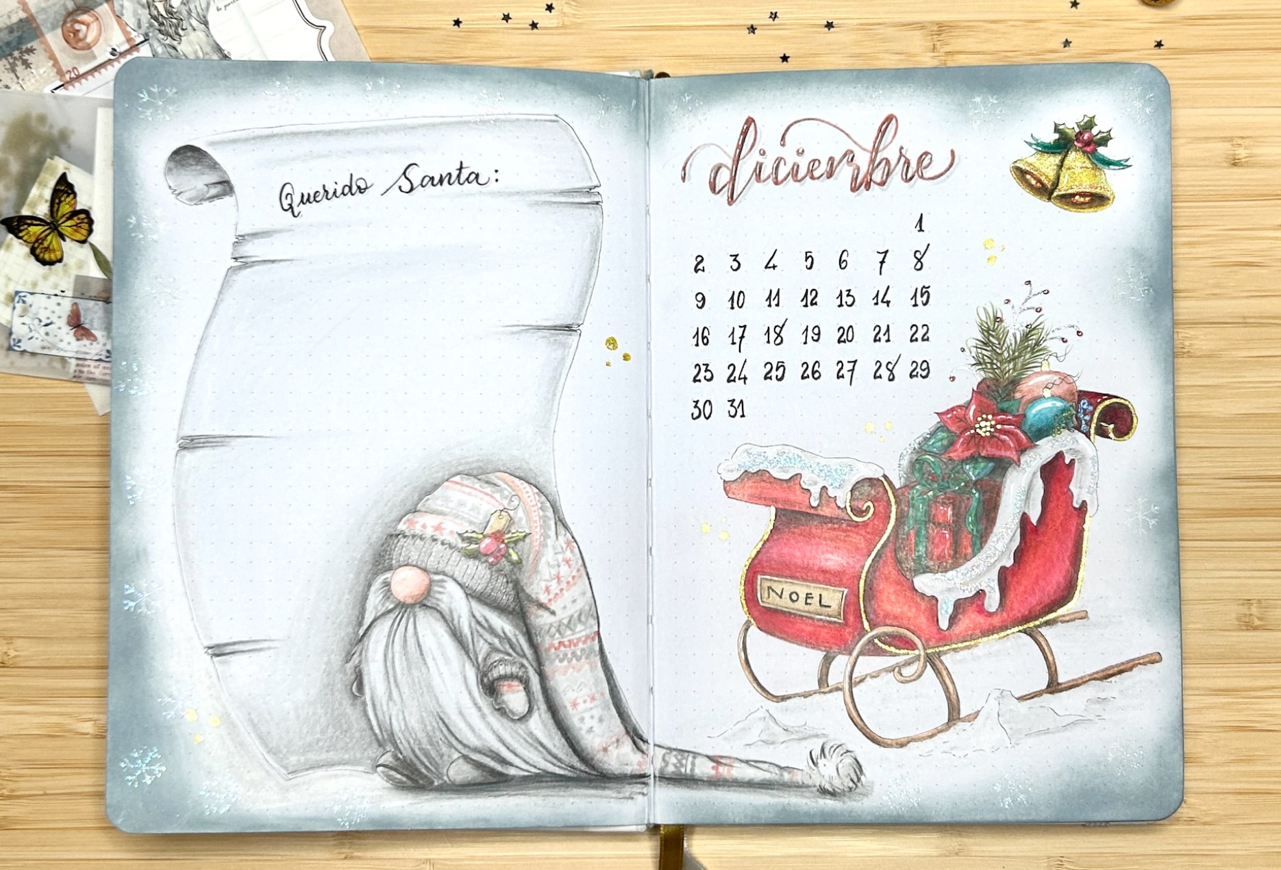 Imagen del taller de Bullet Journal de Diciembre 2024