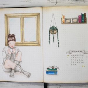 Bullet Journal enero con Tombow